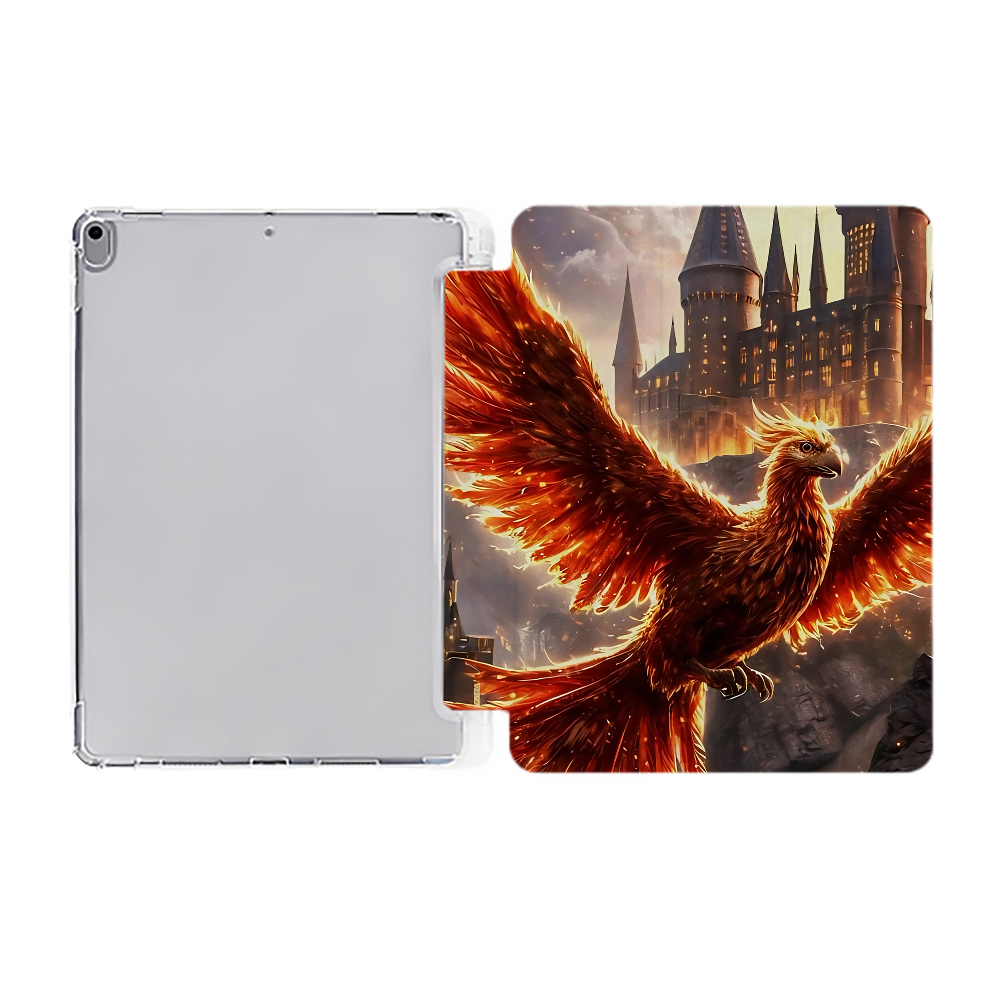 （画像用） Harry Potter ハリー・ポッターシリーズ IPad ケース ペン収納付き 三つ折りスタンド PUレザー×シリコン 対応機種9.5/10.5/10.9インチ